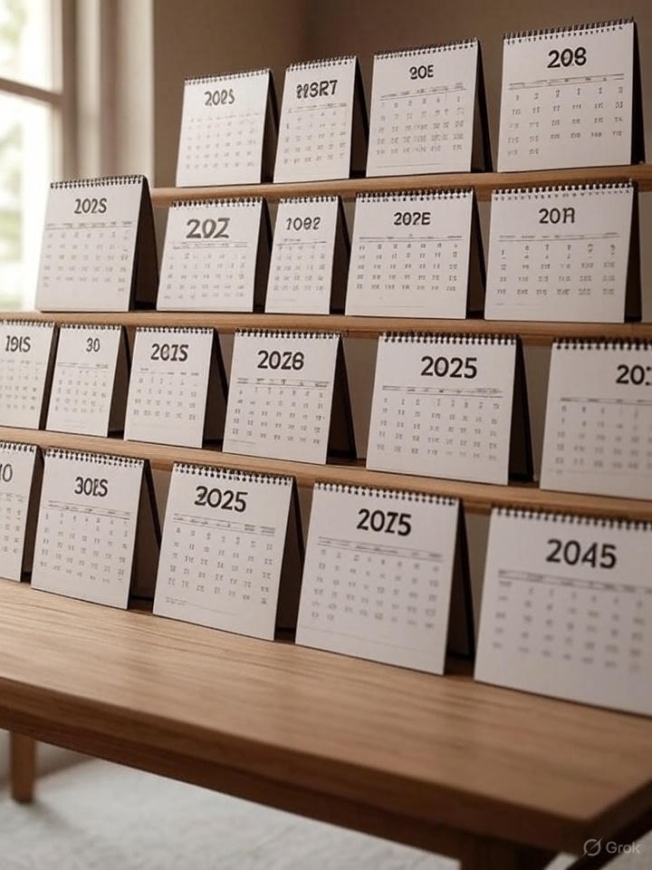 Calendars 2025-2045
